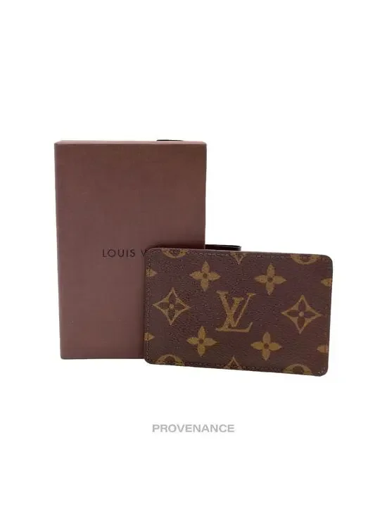 🔴 Louis Vuitton Card Holder Wallet - Monogram Small 