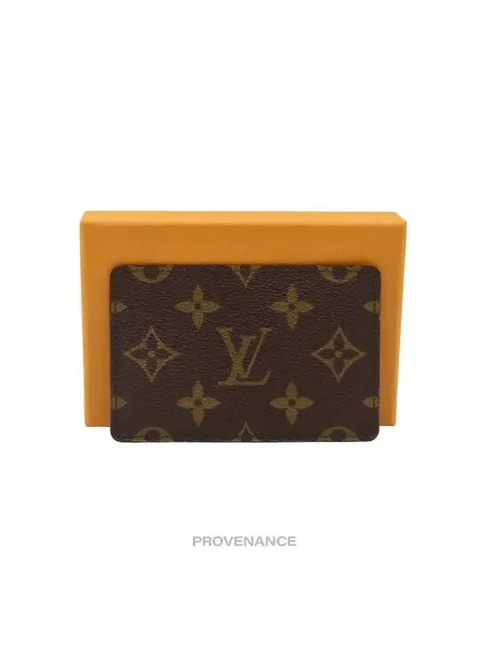 🔴 Louis Vuitton Card Holder Wallet - Monogram