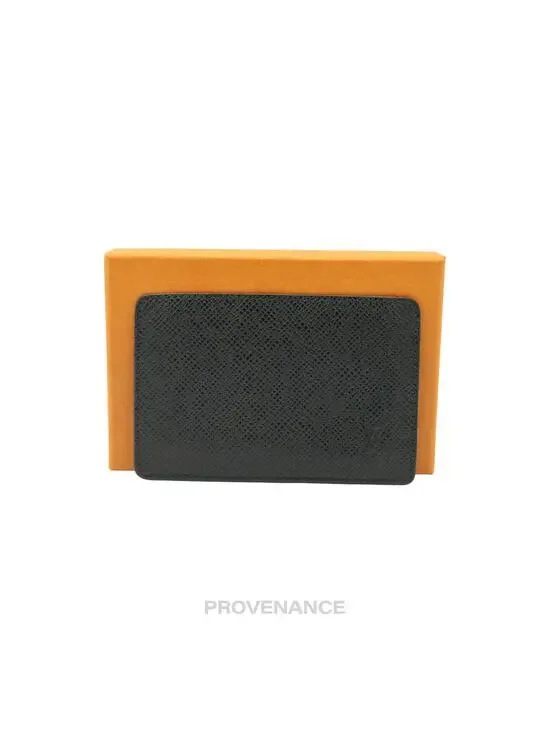 🔴 Louis Vuitton Card Holder Wallet - Taiga Epicea Leather