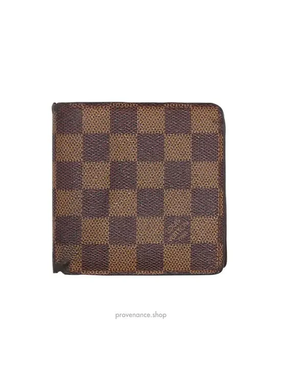 🔴 Louis Vuitton Marco Wallet - Damier Ebene