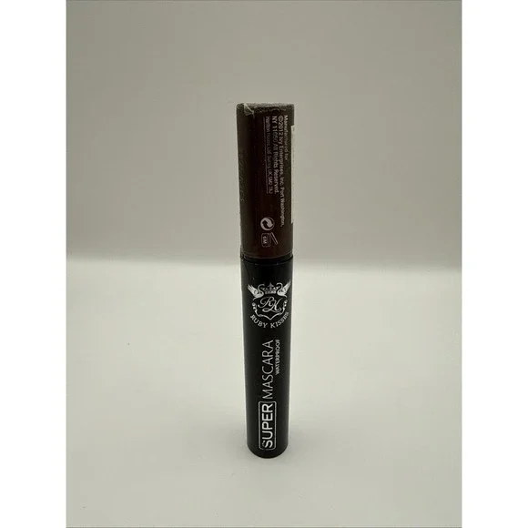 RUBY KISSES SUPER MASCARA‎ WATERPROOF LONG LENGTH JUMBO BRUSH Dark Brown MA04C