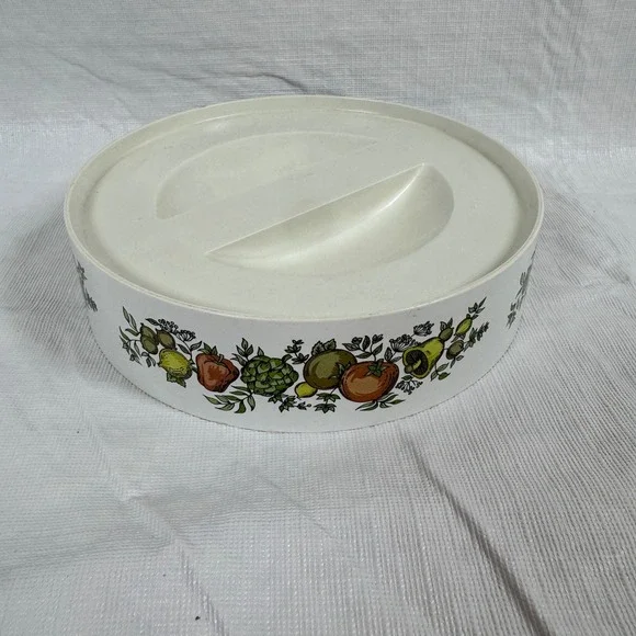 Vintage Pyrex See N Store Spice Of Life Plastic Lid 7080-G