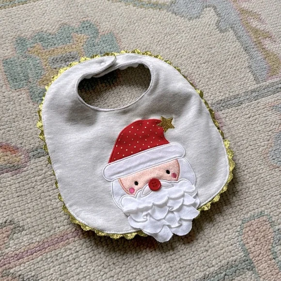 Santa Baby Bib