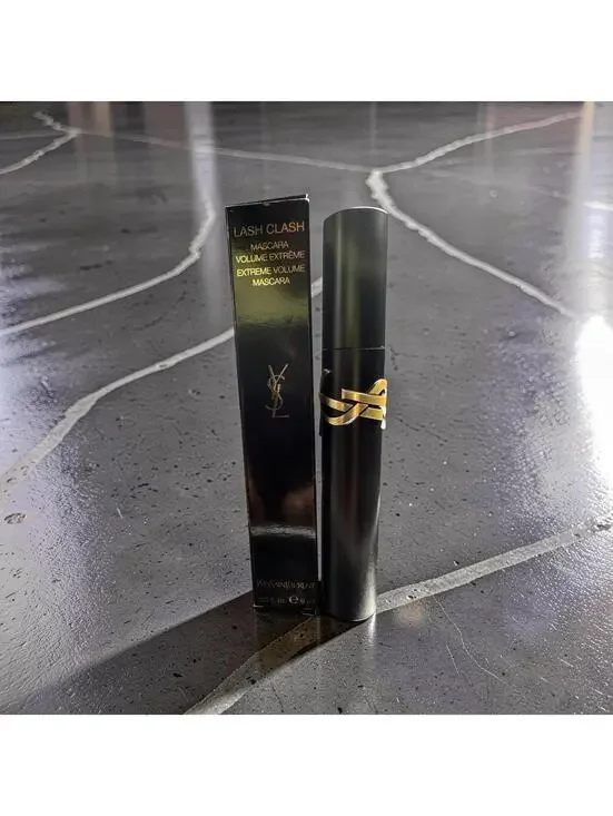 YSL LASH CLASH Mascara Volume Extreme - NOIR BLACK - Full Size - 0.3oz / 9ml NIB