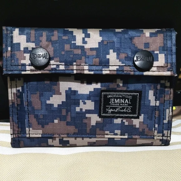 Jeminal Amazing Quality Men's Camo Bifold Men Wallet