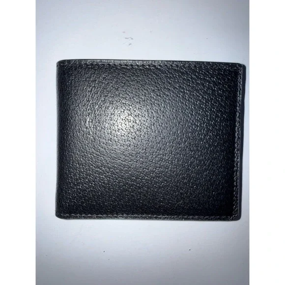 Jack spade New York Barrow Leather Wallet In Admiral Black‎ Bi-Fold L
