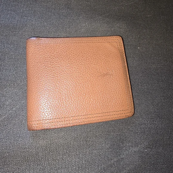Yves Saint Laurent Tan Leather Card Holder