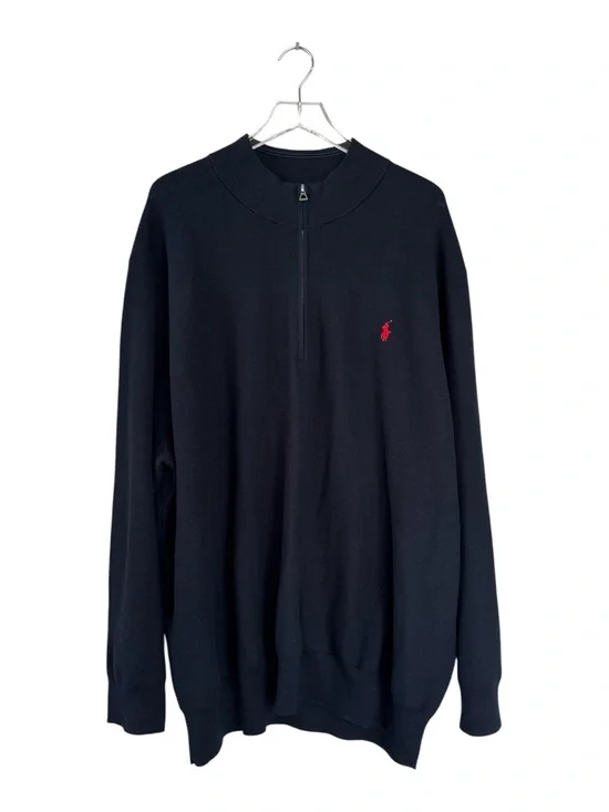 Polo Ralph Lauren Pima Cotton Quarter Zip Sweater Pullover 6XLT