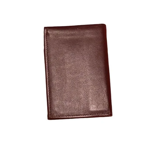 Nice men Vintage Rolfs Brown Cowhide Leather Bifold Wallet Retro Leather Wallet