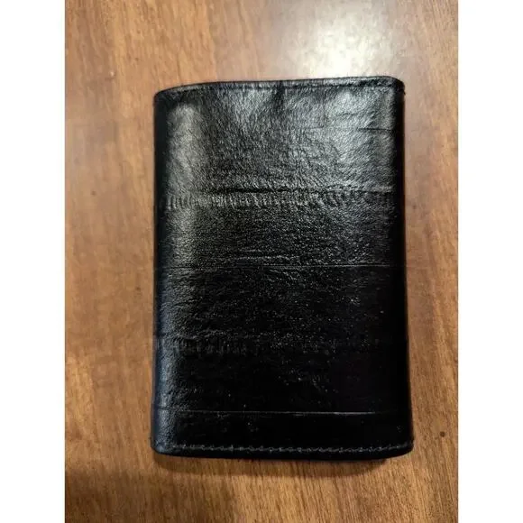 Bifold Wallet Rolf's‎ Black Leather New Old Stock