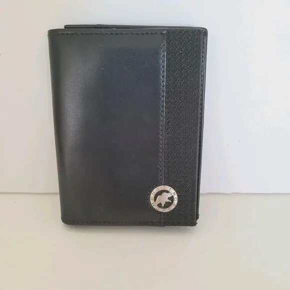 Hunting World Mini Designer Black Wallet Credit Card‎ Holder Small Compact