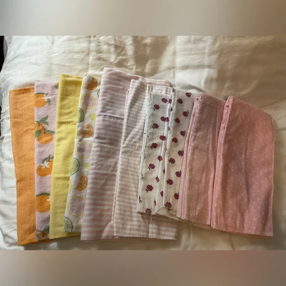 Colorful Infant Burping cloths