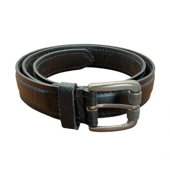 Genuine Black Leather belt Size‎ 42