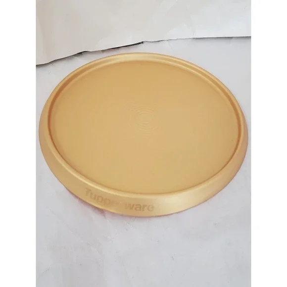 Tupperware Round Replacement Lid Gold 11 Inch Seal 224-11
