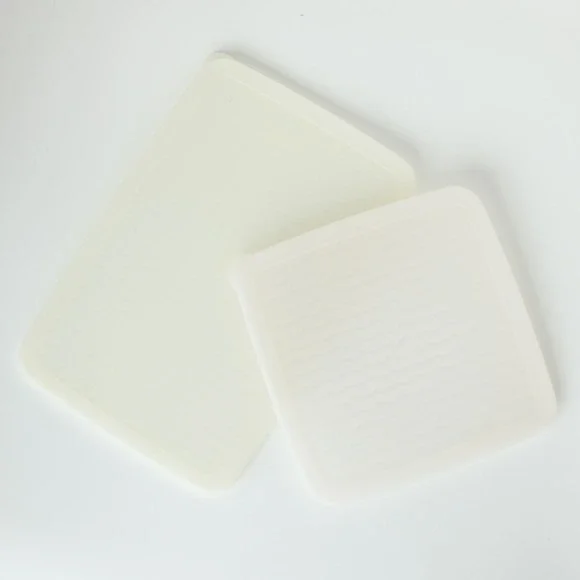 Vintage Tupperware Replacement Lids 3992A 3994A White Rectangular Square Seals