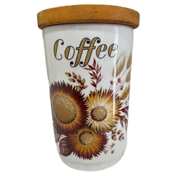 Vintage Lord Nelson Hand Crafted Pottery Coffee Canister