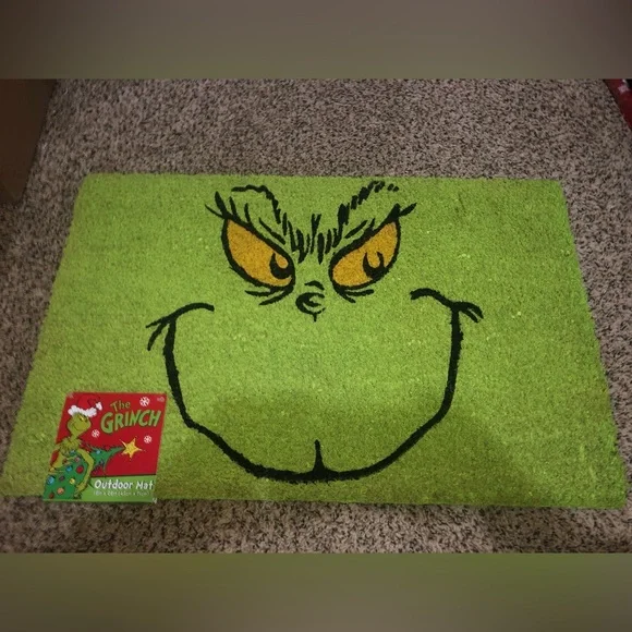 Grinch Christmas Doormat
