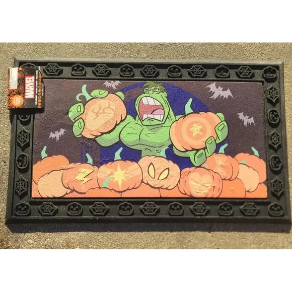 Disney Parks Store Marvel Incredible Hulk Halloween Doormat 18x30 Light & Sound