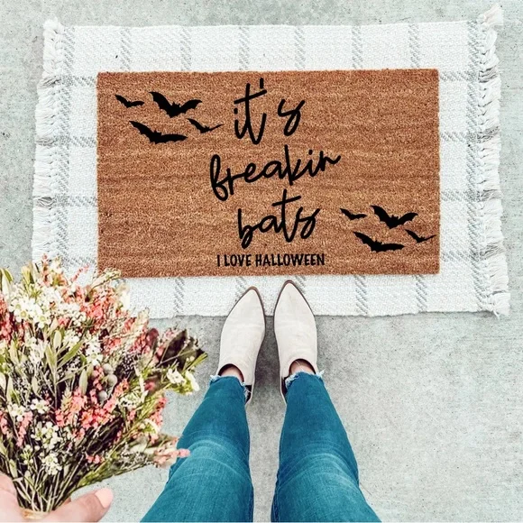 It’s Freakin Bats Halloween Doormat