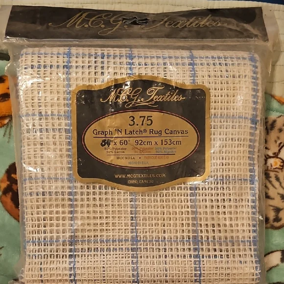M.C.G. Textiles Graph 'N Latch Rug Canvas