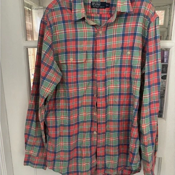 Polo by Ralph Lauren Men's Multicolor Plaid Shirt