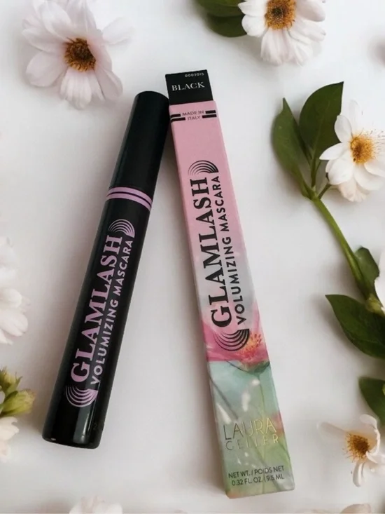 Laura Geller Glamlash Volumizing Mascara — Black with Pink Accents
