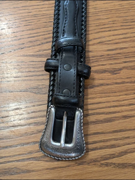 ​Cavender’s Heavy-Duty Bridle Leather Belt - Brown