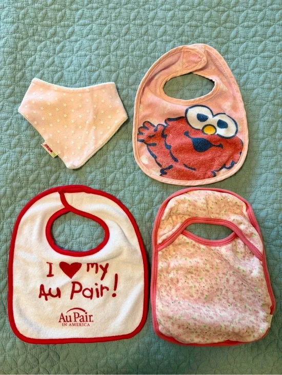Pink Kids Bib Bundle – Assorted Pink Baby Bibs