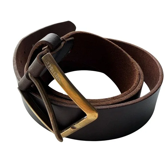 Tommy‎ Hilfiger Leather Belt 44 Brown Excellent