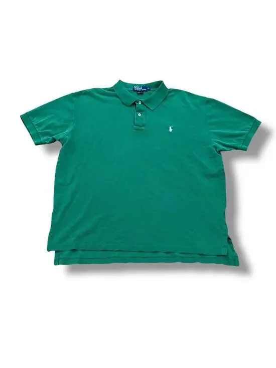 Polo Ralph Lauren Men’s Size XL Green Short Sleeve Top Pony Logo Preppy Golf