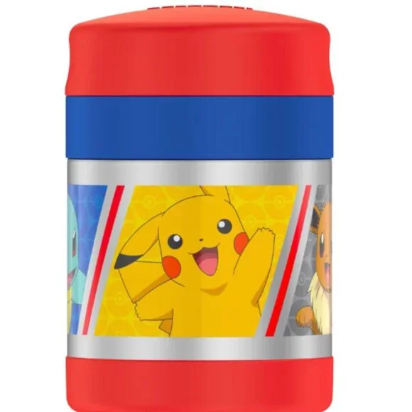 Pokemon‎ Thermos 10 oz. Funtainer Stainless Steel Food Jar w/ Spoon