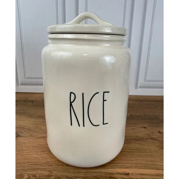 Rae Dunn White RICE 10