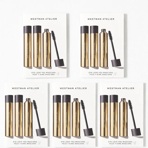 Westman Atelier Deluxe Size Eye Love You Mascara Lot of 5 Black