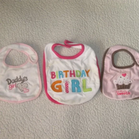 5/$20 Bundle of Girl's Bibs