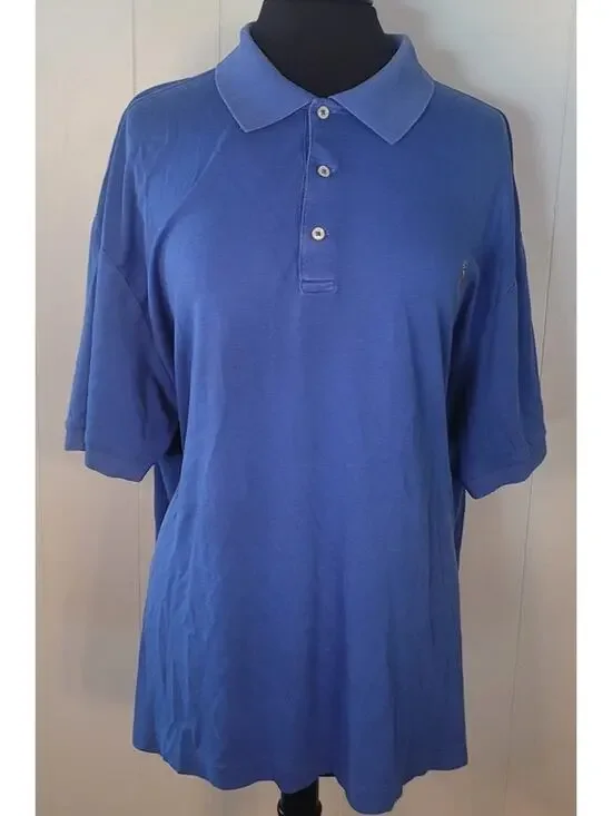 Ralph Lauren 3XB Blue Polo Big Tall Classic Preppy Heritage
