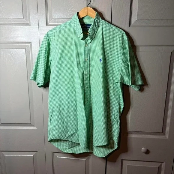 Polo Ralph Lauren plaid short sleeve polo Size L