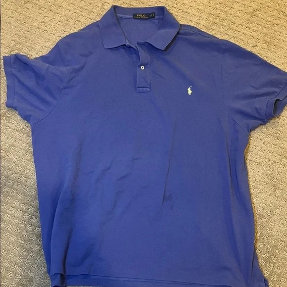 Polo by Ralph Lauren Men's Blue Polo Shirt 2XB