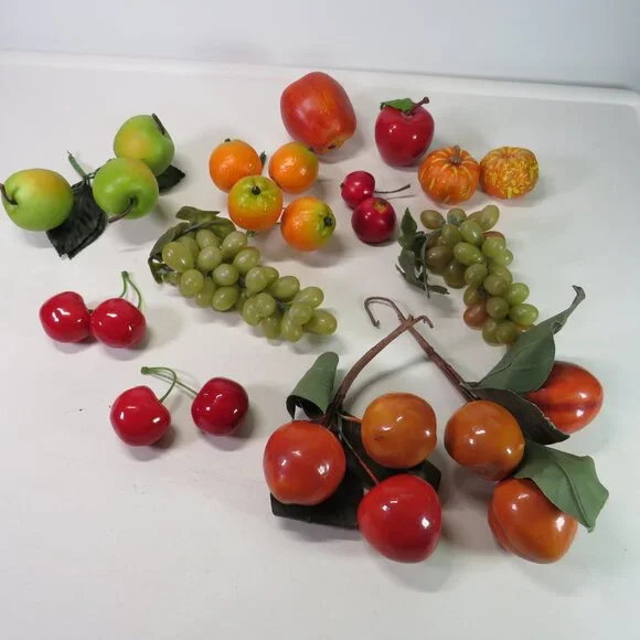 Vintage Faux Fruit Decor Collection (small - medium sizes)