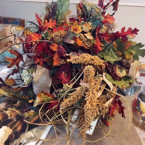 ‼️Autumn Harvest Faux Floral Wreath