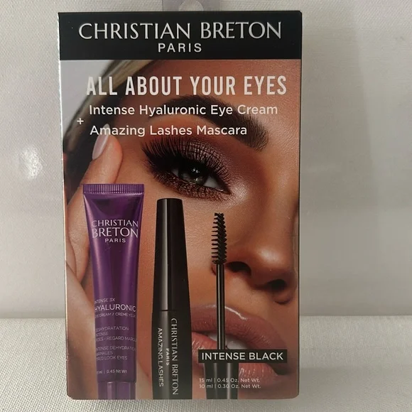 Christian Breton Paris All About Eyes Intense Hyaluronic Eye Cream w/Mascara.