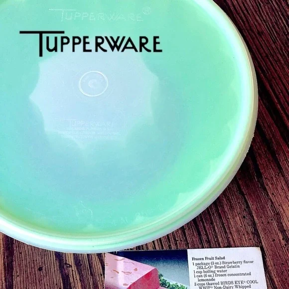 Retro Tupperware Jello Mold classic vintage recipe card