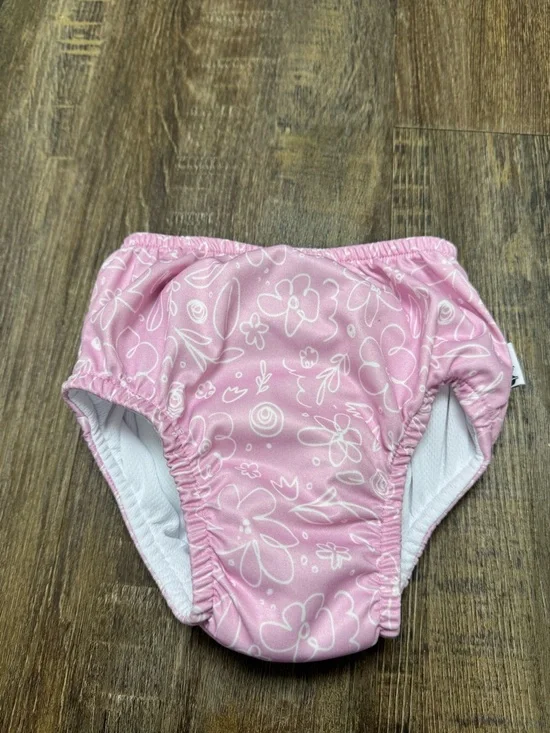 Green Sprouts Kids Pink Floral Swim Diaper / Training Swim Pants‎ 24M 24-28Lbs