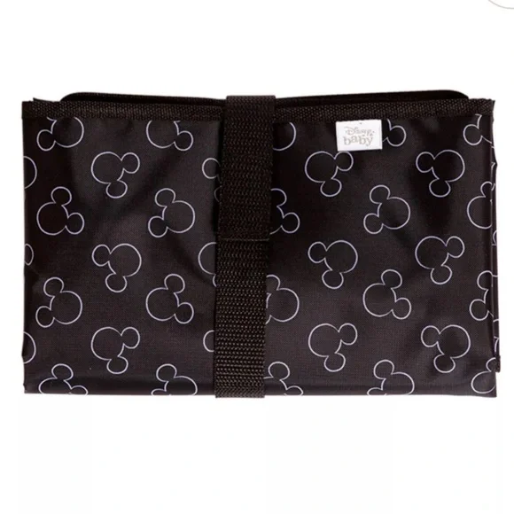 Disney Black Diaper Cover with Mickey Mouse Design. One Size.