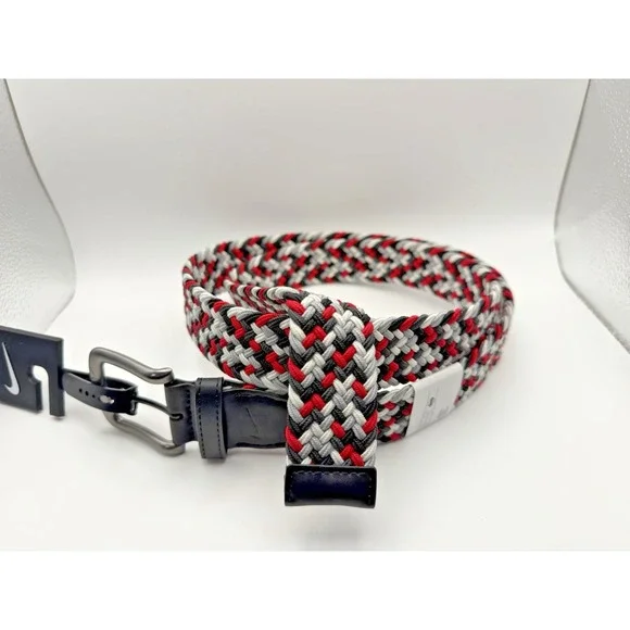Nike Men's G-Flex Woven Stretch Golf Belt‎ Red PS5045943A MEDIUM 34-36
