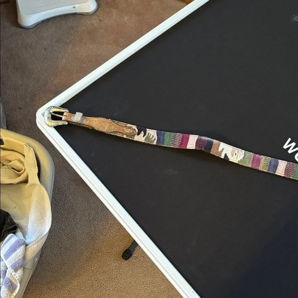 Stylish Multicolor Striped Belt for Men