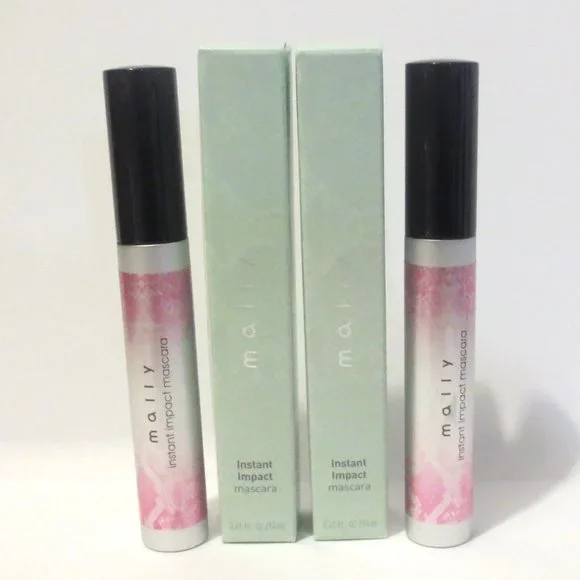 MALLY BEAUTY INSTANT IMPACT MASCARA BLACK 2 PC LOT