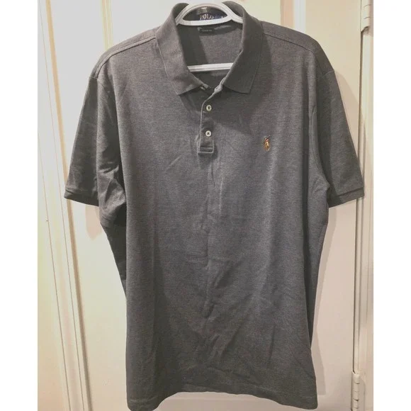 Polo Ralph Lauren Gray Polo SZ XL #2