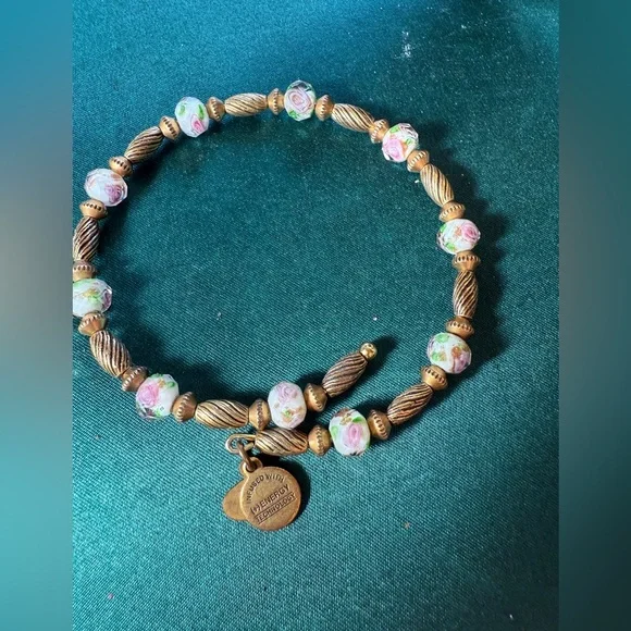 Alex and Ani‎ Floral Beaded Bracelet