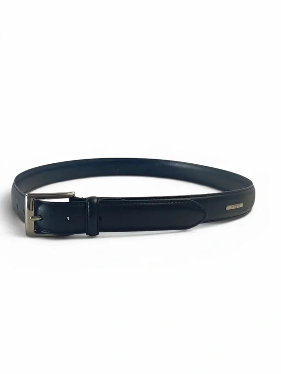 Polo Ralph Lauren Italian Leather Dress Belt in Black Size 34