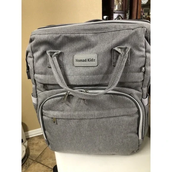 Nomad Kidz Diaper Bag Backpack with Changing Station – Waterproof Backpack